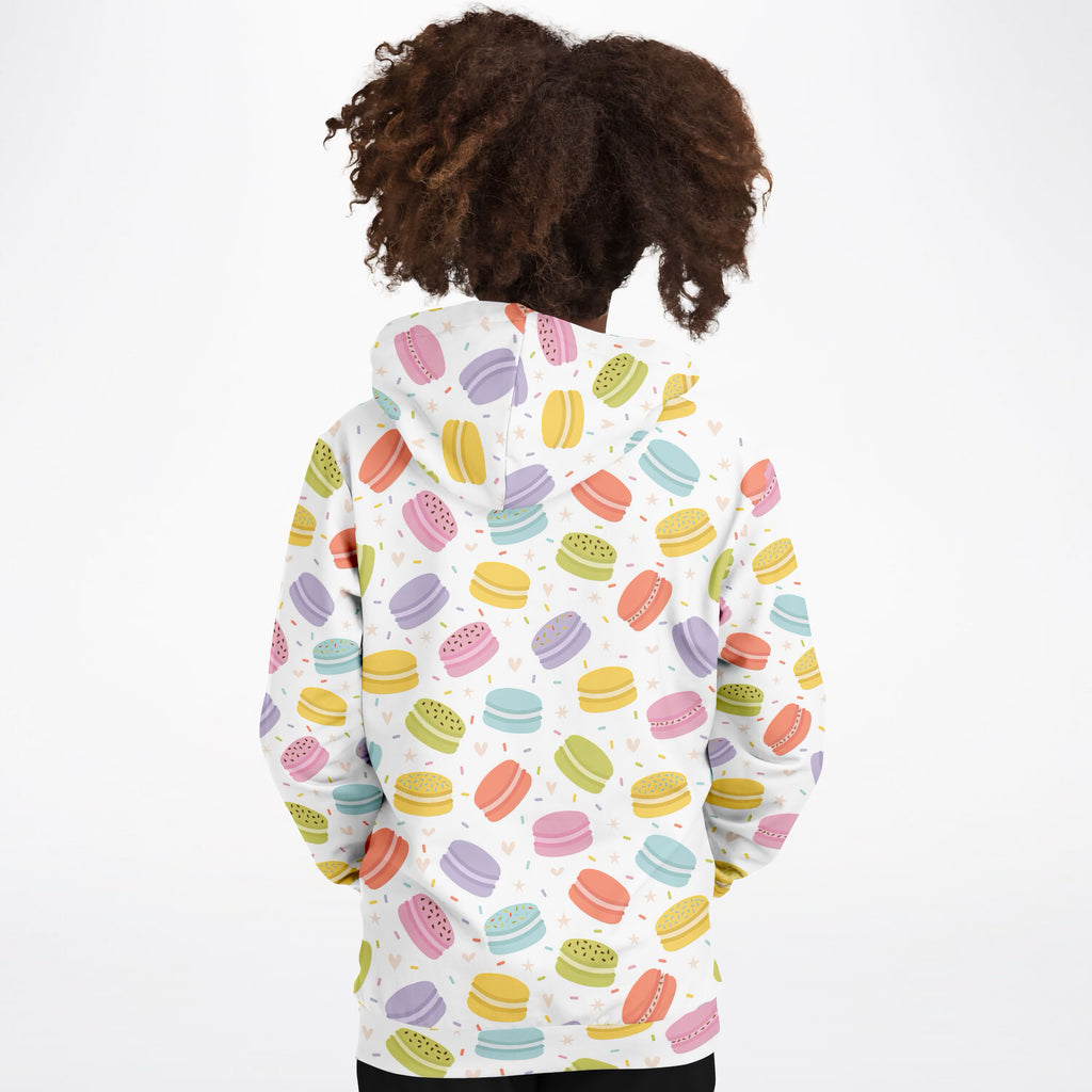 Girls Colorful Macaron Hoodie – Ultra Comfy & Stretchy, Cozy Fleece or Lightweight Sports Fabric, Double-Layer Hood & Kangaroo Pocket