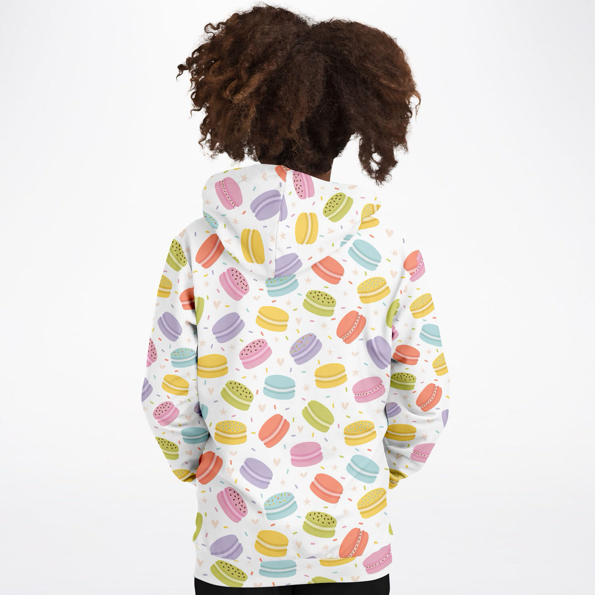Girls Colorful Macaron Hoodie – Ultra Comfy & Stretchy, Cozy Fleece or Lightweight Sports Fabric, Double-Layer Hood & Kangaroo Pocket