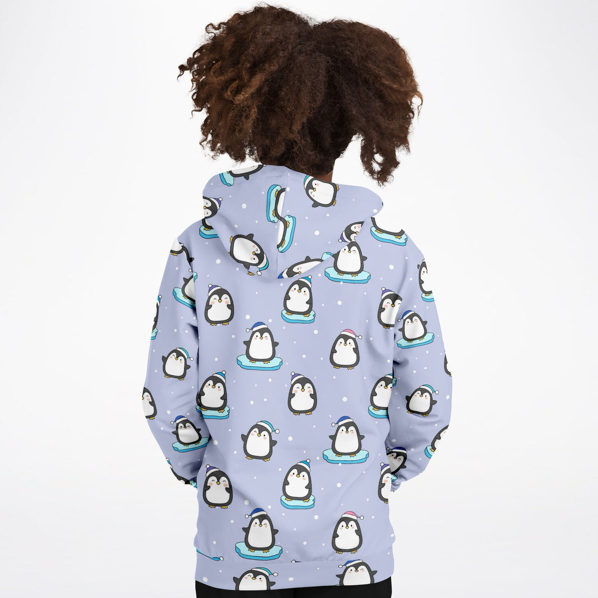 Kids Winter Penguin Hoodie – Ultra Comfy & Stretchy, Cozy Fleece or Lightweight Sports Fabric, Double-Layer Hood & Kangaroo Pocket