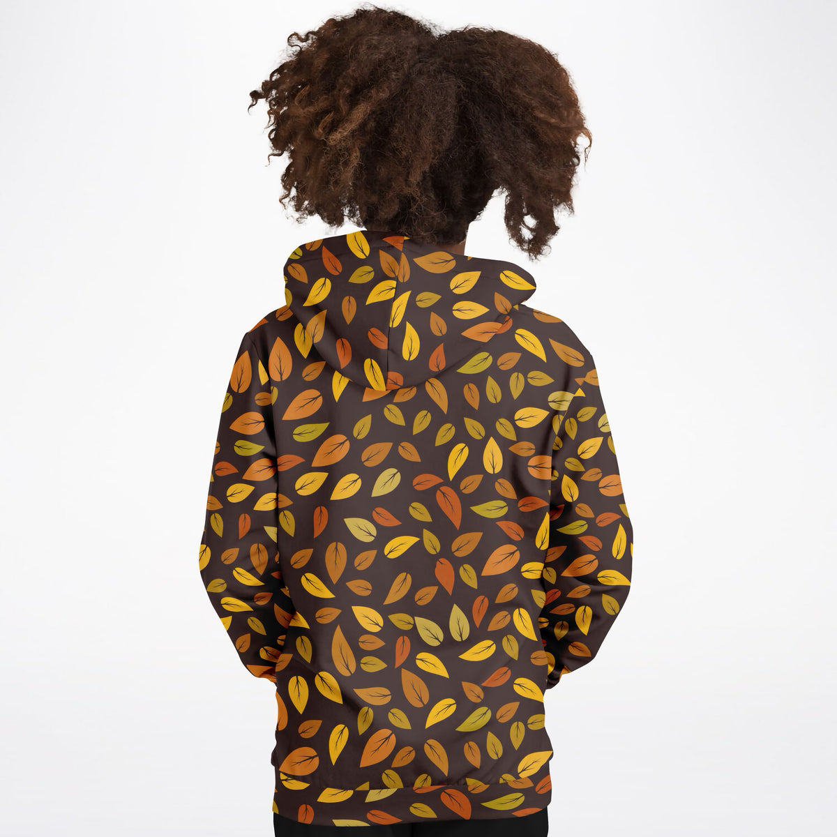 Kids Fall Autumn Leaves Hoodie – Ultra Comfy & Stretchy, Cozy Fleece or Lightweight Sports Fabric, Double-Layer Hood & Kangaroo Pocket