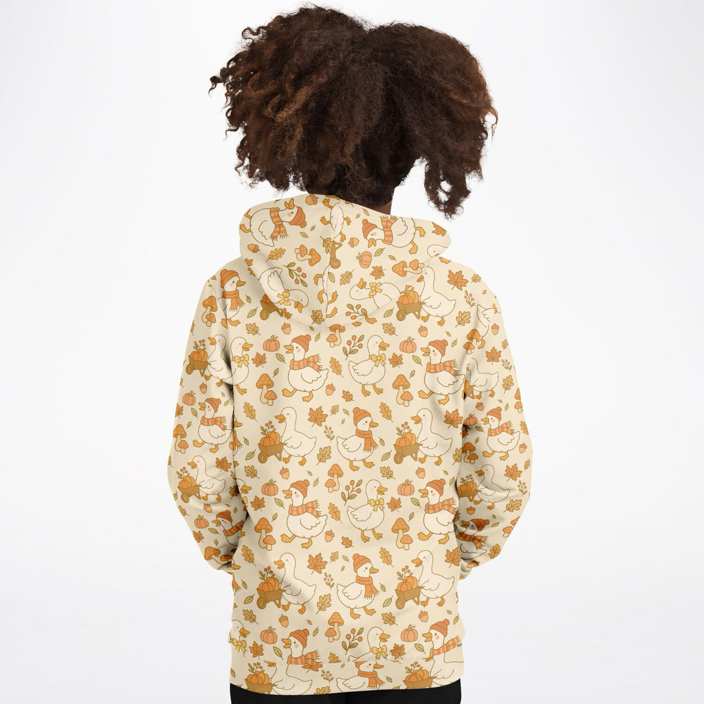 Kids Autumn Goose Hoodie – Ultra Comfy & Stretchy, Cozy Fleece or Lightweight Sports Fabric, Double-Layer Hood & Kangaroo Pocket