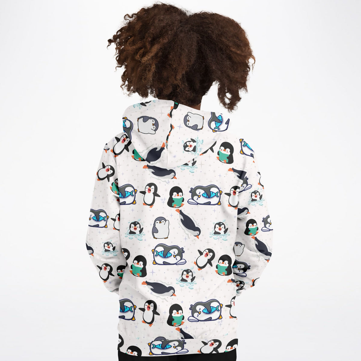 Kids Cute Penguin Hoodie – Ultra Comfy & Stretchy, Cozy Fleece or Lightweight Sports Fabric, Double-Layer Hood & Kangaroo Pocket