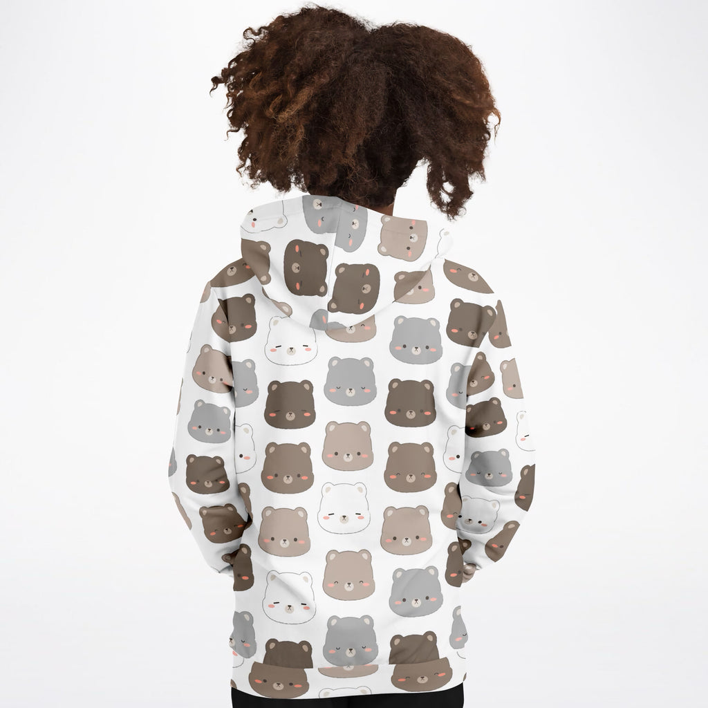 Kids Cute Bear Hoodie – Ultra Comfy & Stretchy, Cozy Fleece or Lightweight Sports Fabric, Double-Layer Hood & Kangaroo Pocket