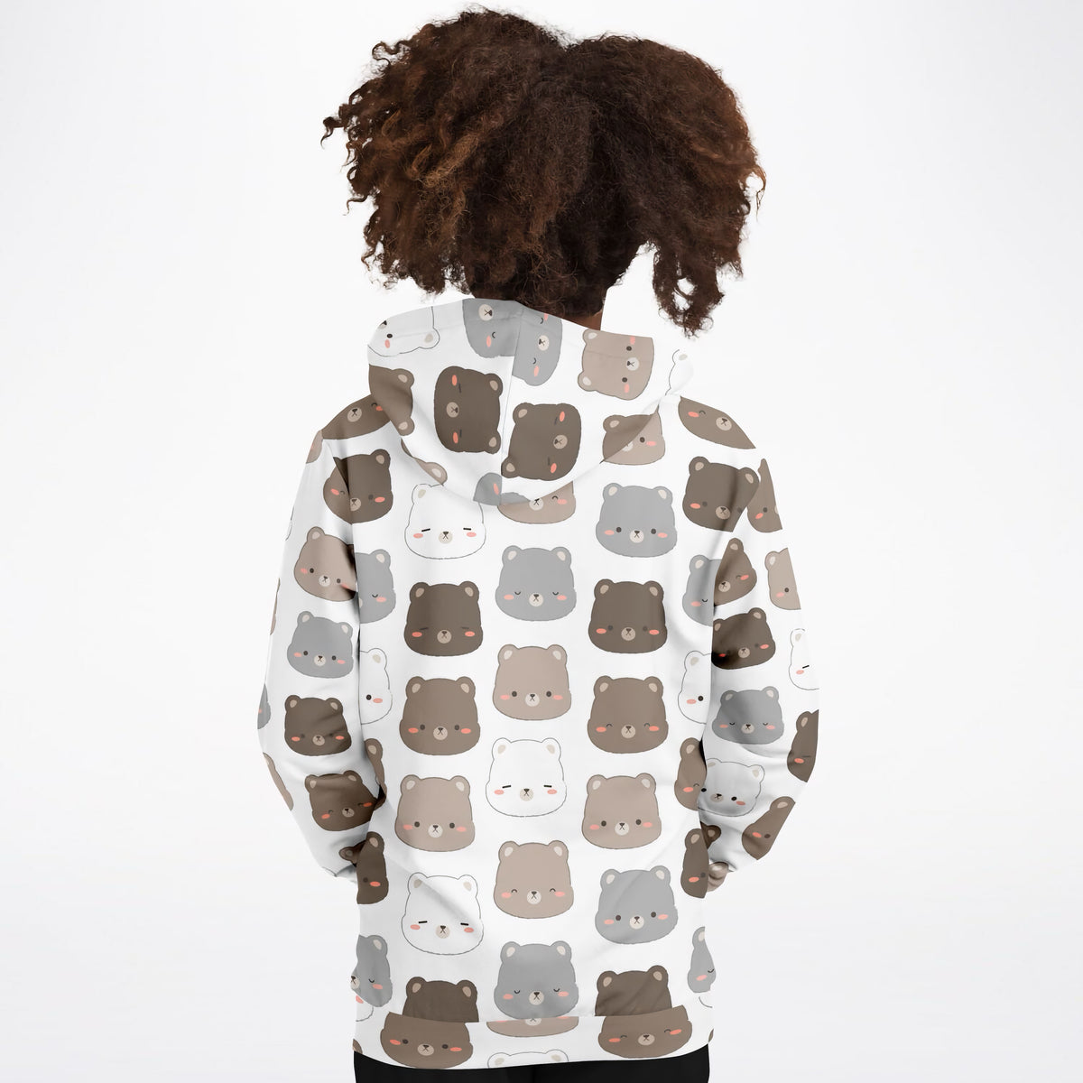 Kids Cute Bear Hoodie – Ultra Comfy & Stretchy, Cozy Fleece or Lightweight Sports Fabric, Double-Layer Hood & Kangaroo Pocket