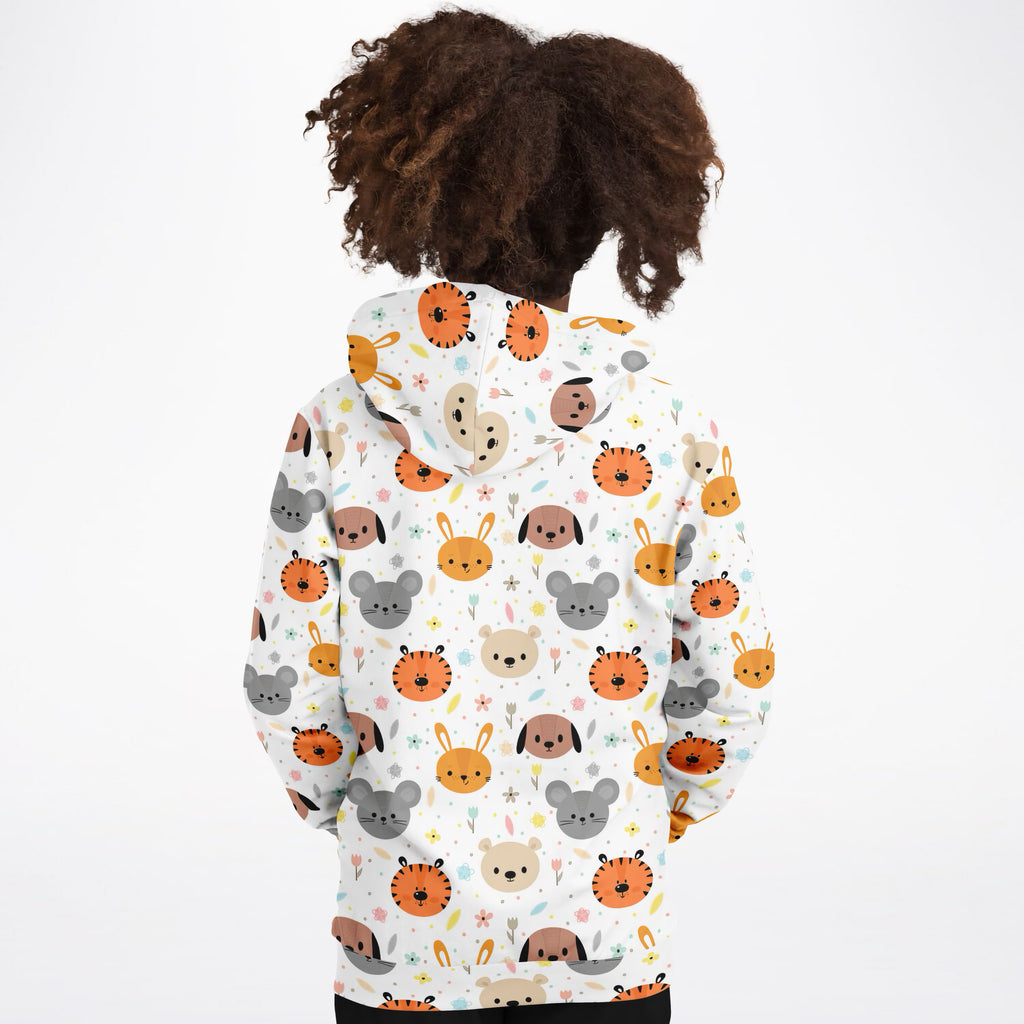 Kids Animal Themed Hoodie – Ultra Comfy & Stretchy, Cozy Fleece or Lightweight Sports Fabric, Double-Layer Hood & Kangaroo Pocket