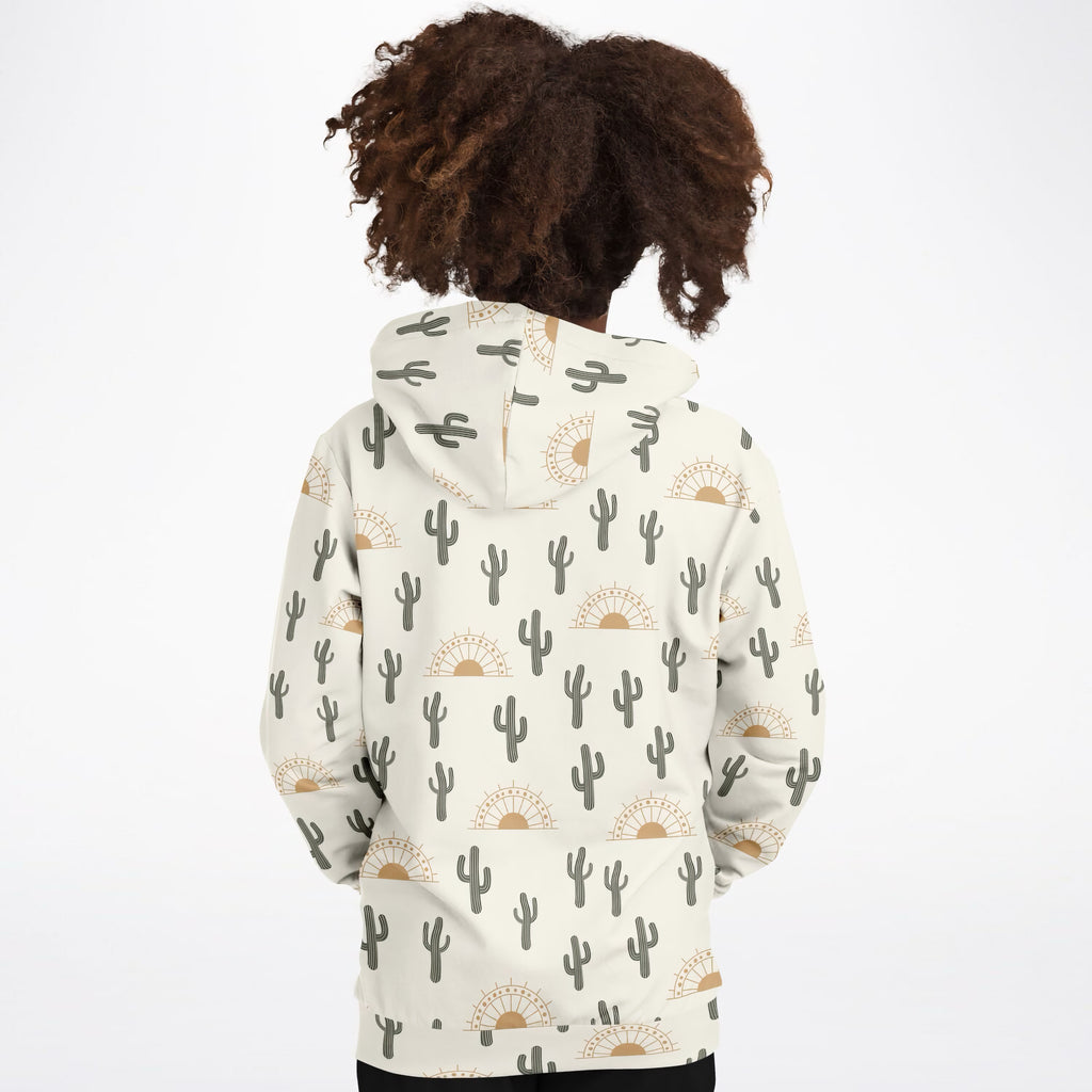 Kids Desert Cactus Hoodie – Ultra Comfy & Stretchy, Cozy Fleece or Lightweight Sports Fabric, Double-Layer Hood & Kangaroo Pocket