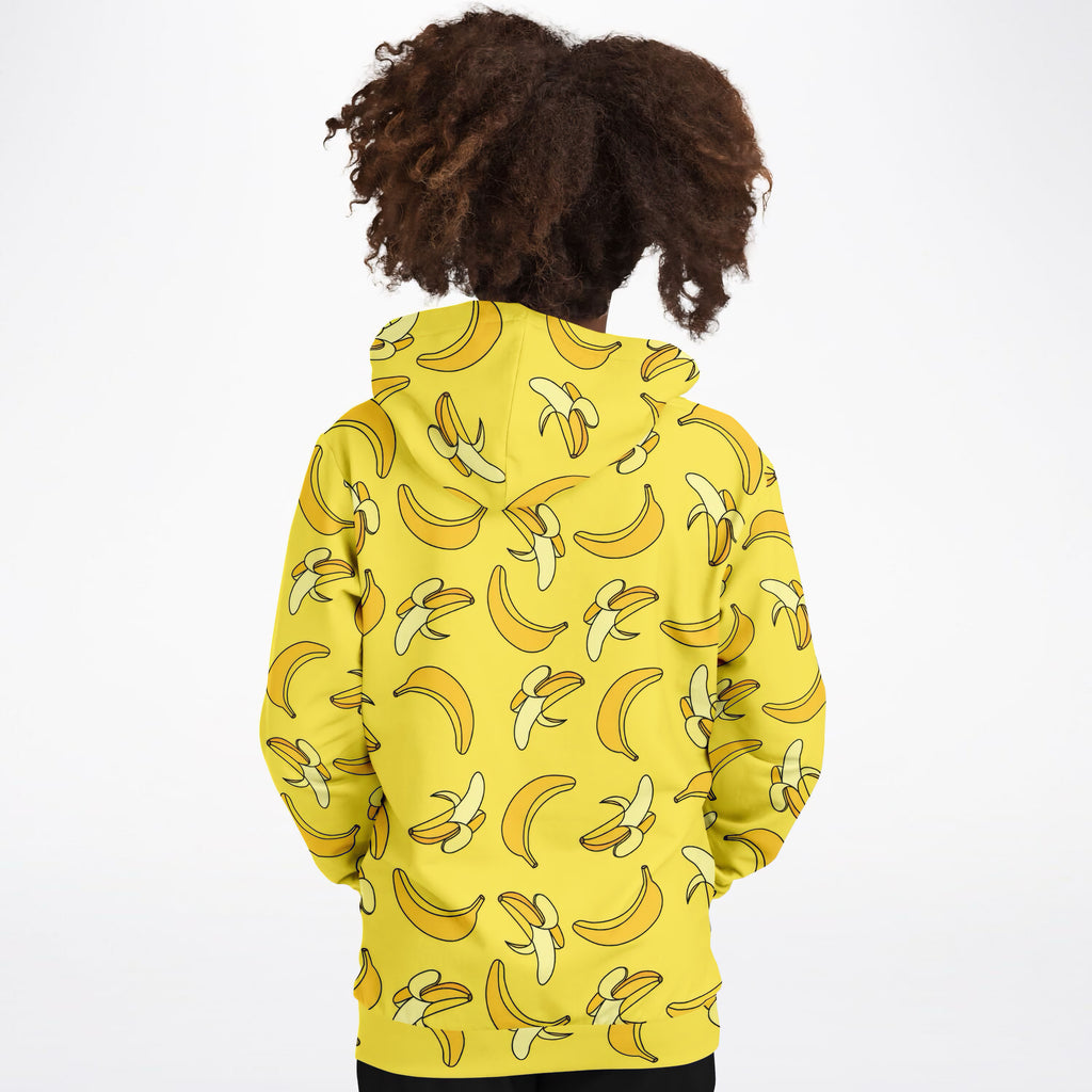 Kids Yellow Banana Hoodie – Ultra Comfy & Stretchy, Cozy Fleece or Lightweight Sports Fabric, Double-Layer Hood & Kangaroo Pocket