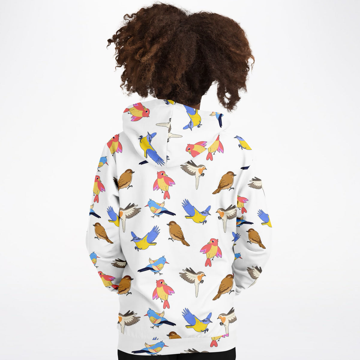 Kids Colorful Bird Hoodie – Ultra Comfy & Stretchy, Cozy Fleece or Lightweight Sports Fabric, Double-Layer Hood & Kangaroo Pocket