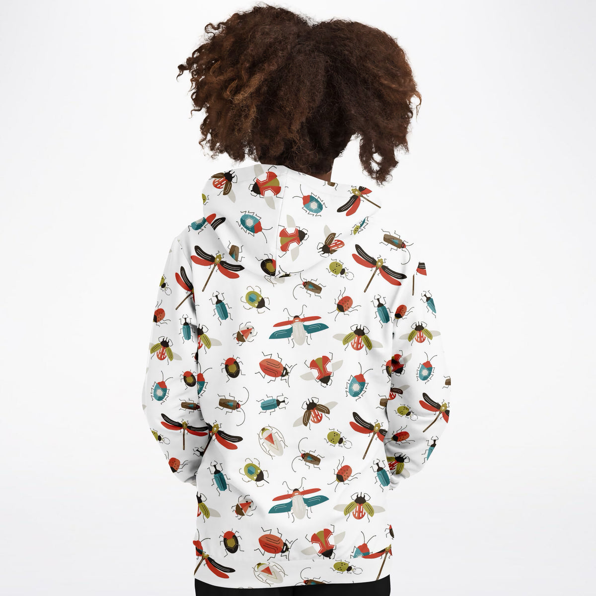 Kids Colorful Bugs Hoodie – Ultra Comfy & Stretchy, Cozy Fleece or Lightweight Sports Fabric, Double-Layer Hood & Kangaroo Pocket
