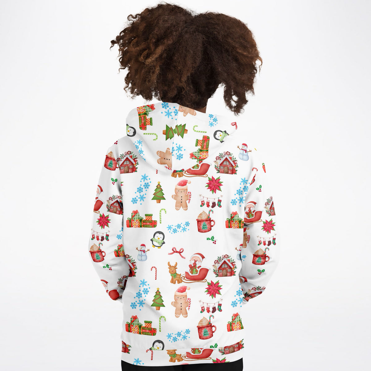 Kids Christmas Hoodie – Ultra Comfy & Stretchy, Cozy Fleece or Lightweight Sports Fabric, Double-Layer Hood & Kangaroo Pocket