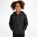Kids Realistic Constellations Hoodie – Cozy Cotton Fleece or Lightweight Sports Fabric