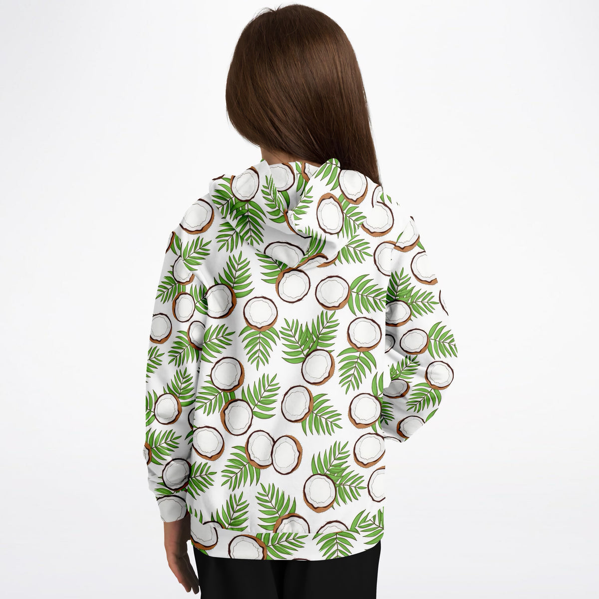 Kids Coconut Hoodie – Ultra Comfy & Stretchy, Cozy Fleece or Lightweight Sports Fabric, Double-Layer Hood & Kangaroo Pocket