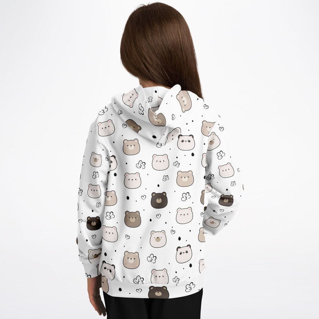 Kids Cute Bear & Panda Hoodie – Ultra Comfy & Stretchy, Cozy Fleece or Lightweight Sports Fabric, Double-Layer Hood & Kangaroo Pocket