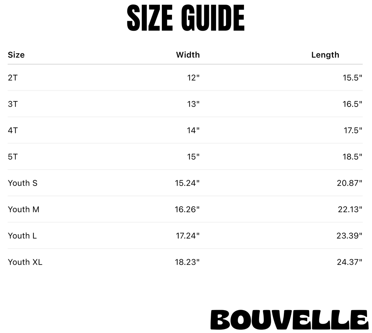 Size guide