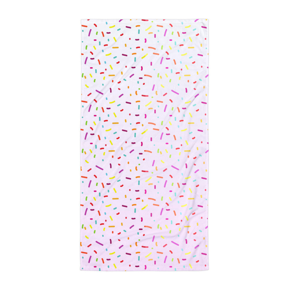 Girls Colorful Sprinkles Towel