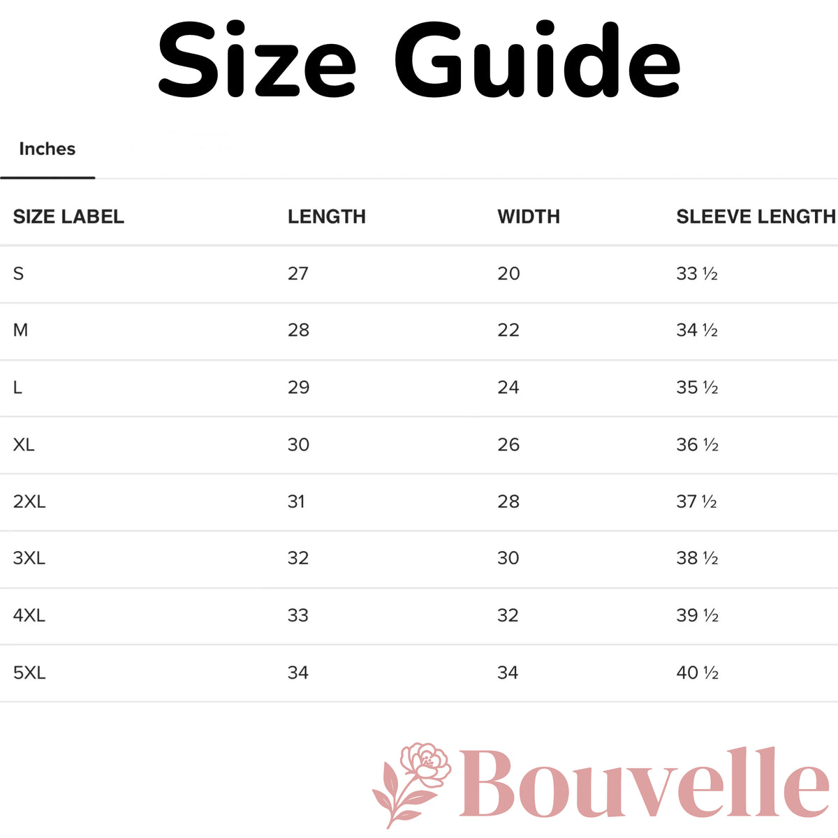 Size guide