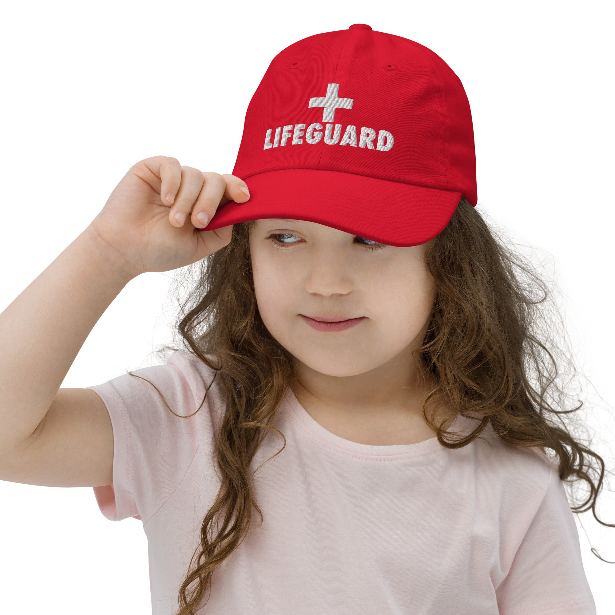 Kids Lifeguard Adjustable Baseball Cap