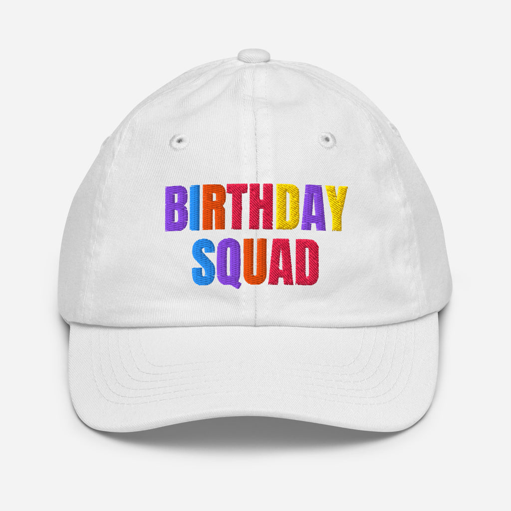 Kids Birthday Squad Adjustable Baseball Cap
