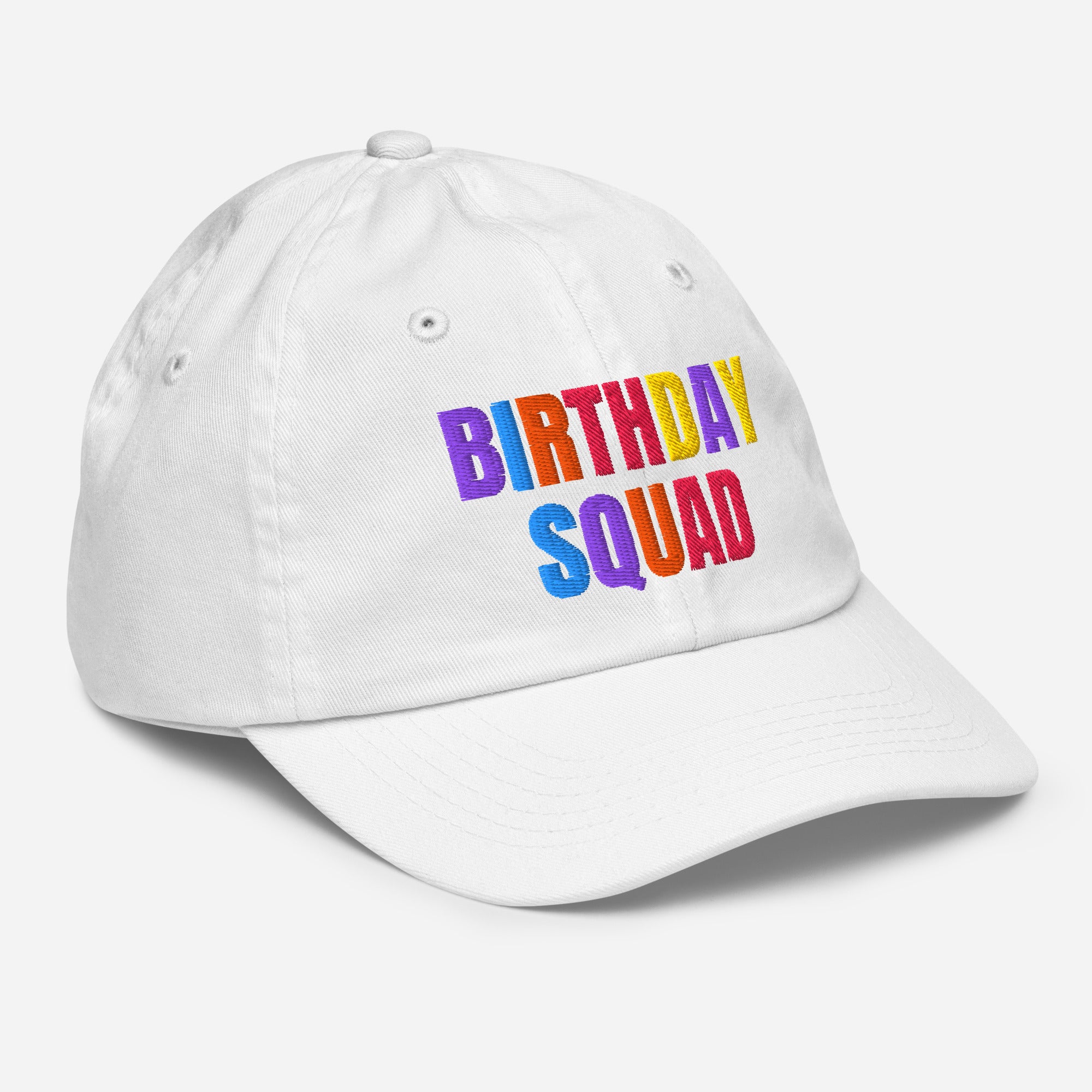 Kids Birthday Squad Adjustable Baseball Cap